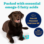 Solid Gold Omega 3 Masticables para Perros - Sabor a Pollo - 120 unidades
