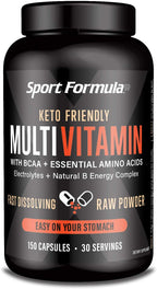 Sport Formula Multivitamínico Diario Keto con BCAA y Aminoácidos en Polvo