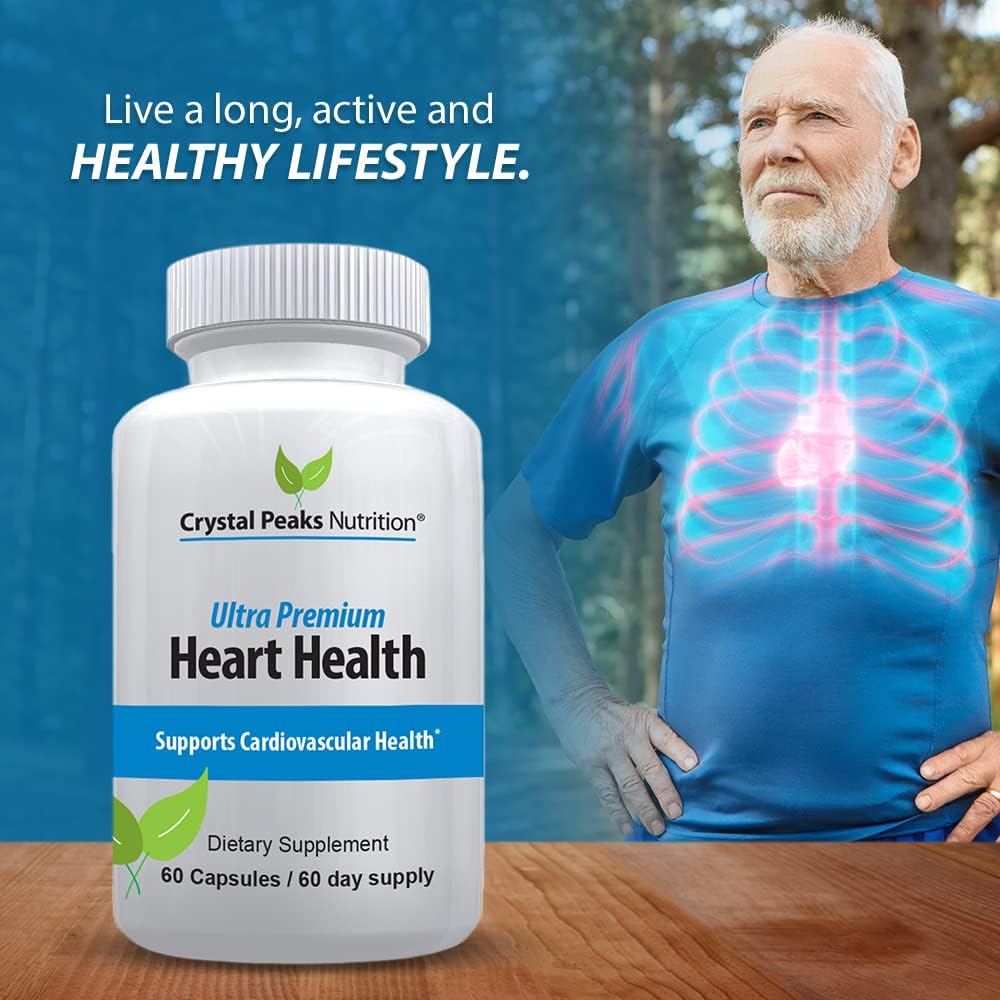 Ultra Premium Heart Support - Vitamina K2 & D3 Más Calcio - 60 Cápsulas