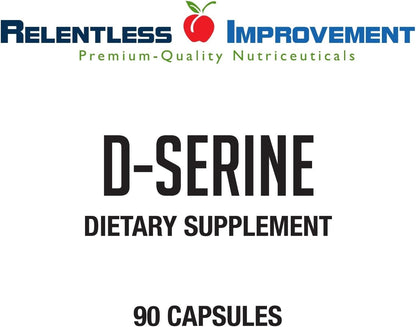 Relentless Improvement D-Serina – Aminoácido – Neuroprotección: Contribuye a proteger las neuronas del estrés – Image 2