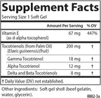 Carlson - Tocotrienoles, 40 mg, con vitamina E de fuente natural, gamma, alfa, delta, beta, de origen sostenible, 180 cápsulas blandas