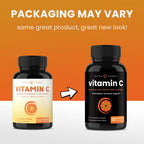 NutraChamps Vitamina C 1000 mg con Escaramujo, Saúco y Bioflavonoides Cítricos - Cápsulas para Inmunidad