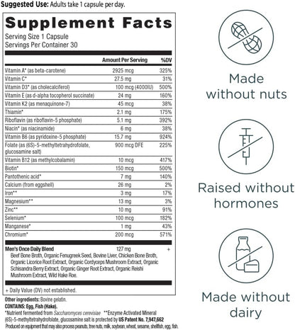 Ancient Nutrition Multivitamínico Diario – El selenio contribuye al funcionamiento normal de la glándula tiroides – Image 3