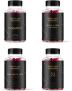 Black Girl Vitamins Complete Wellness Essentials - Pack de 30 Días con Gominolas de D3, Probióticos, Cabello-Piel-Uñas + Musgo Marino - 8 Nutrientes Clave para el Apoyo Inmunológico, de la Piel y la Energía