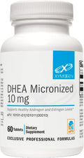 XYMOGEN DHEA Micronizado - 10 mg de dehidroepiandrosterona - Apoyo a andrógenos y estrógenos - Sin gluten, sin soja y sin lácteos - 60 comprimidos