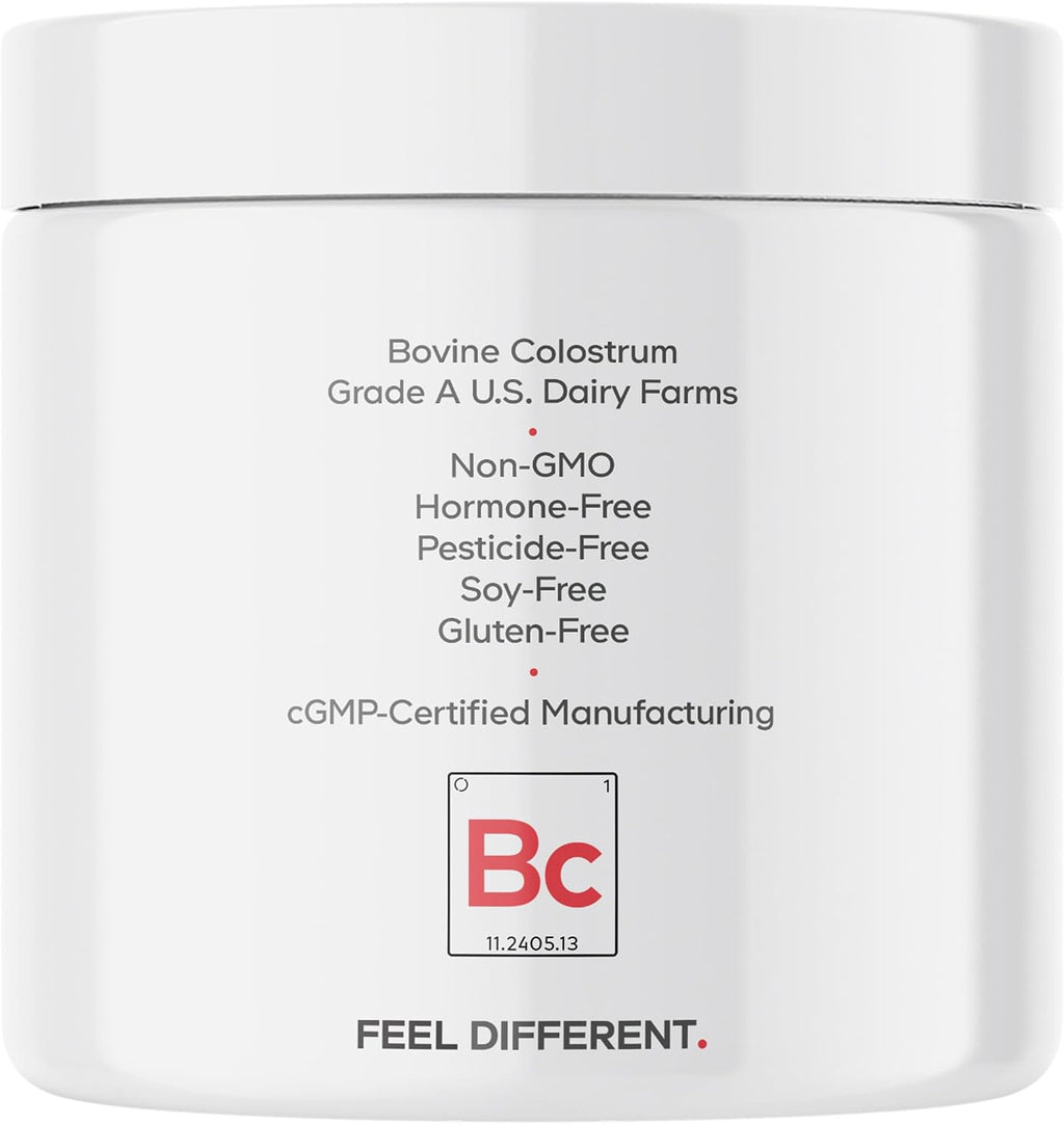 Codeage Calostro Bovino en Polvo, 1000 mg, Grass-Fed, Sin Sabor, 122 g (120 dosis)