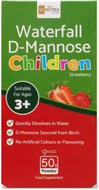 Waterfall D-Mannose Niños Sabor Fresa - D-Manosa Natural de Abedul (Sweet Cures)