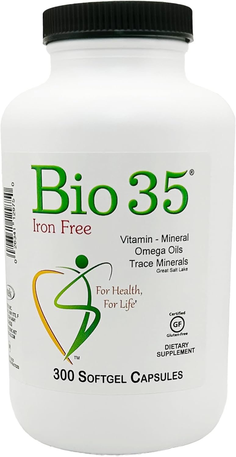Bio-35 Daily Multivitamin for Men and Women - 300 Softgels