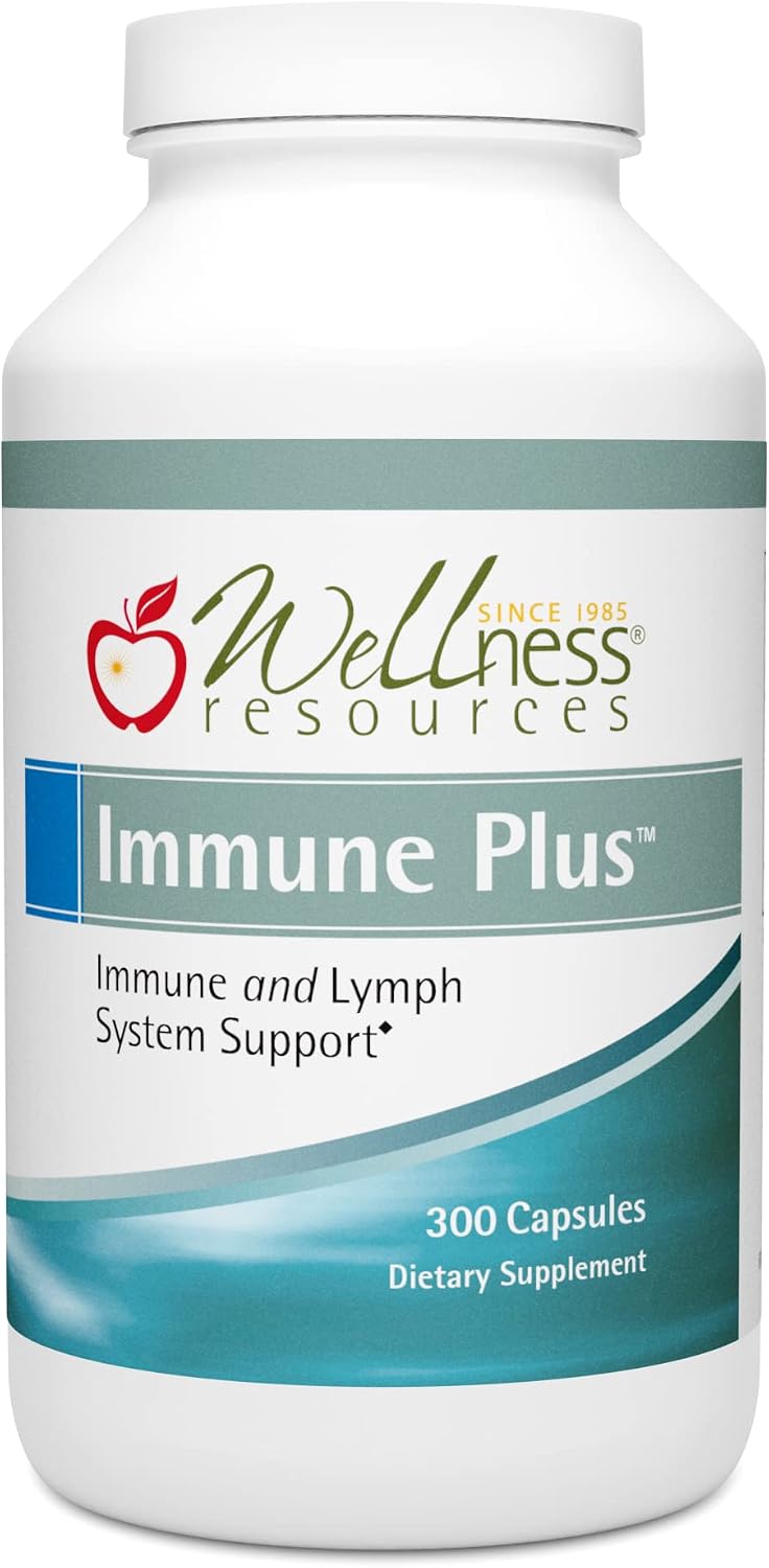 Wellness Resources Immune Plus - Cápsulas de Arabinogalactano (300 Cápsulas Vegetales)