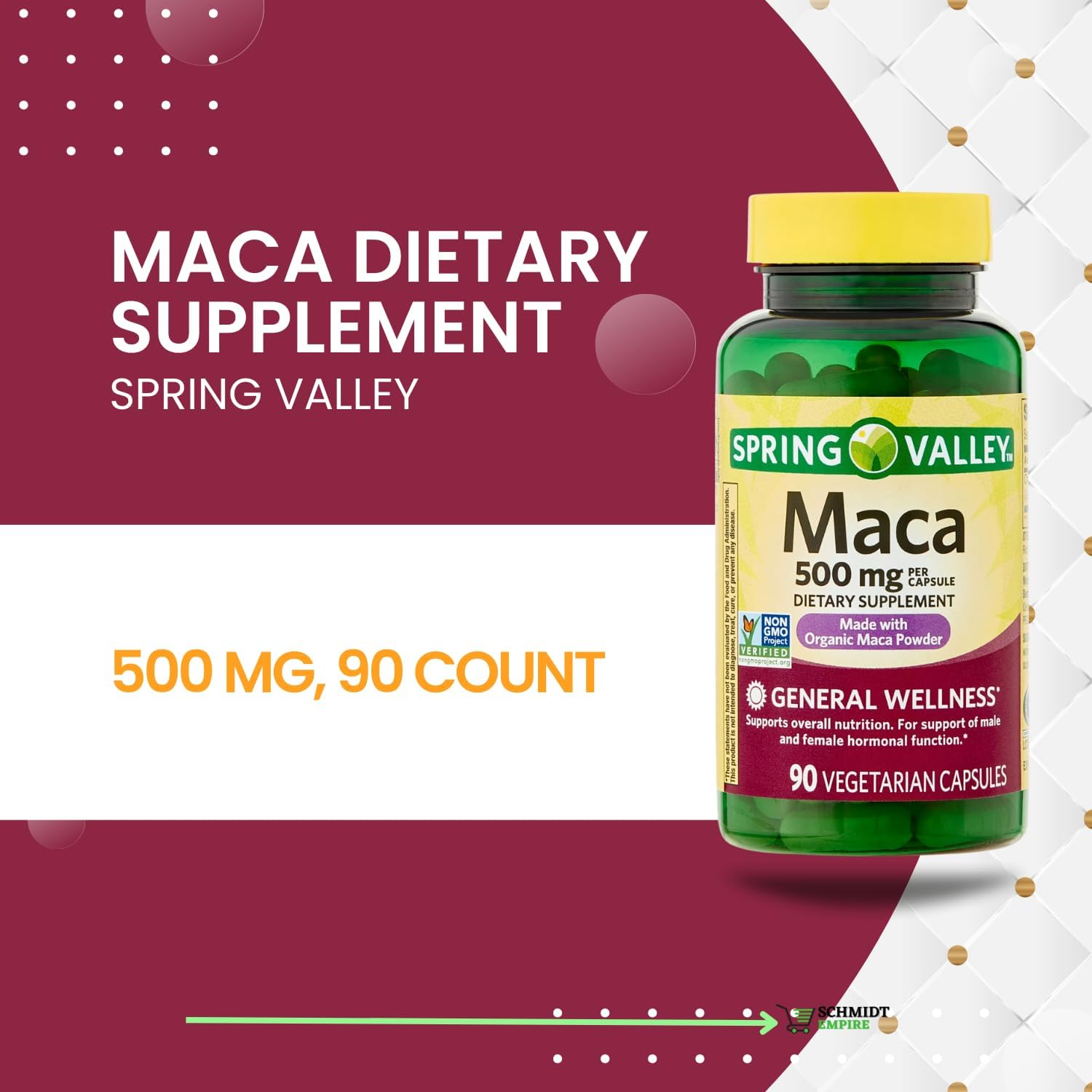 Maca 500 mg - Suplemento para Bienestar General