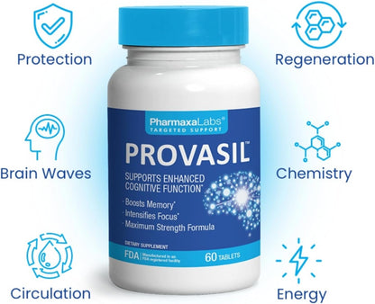 Provasil Boost Memory - Suplemento para la Memoria y Concentración (60 Cápsulas) – Image 3
