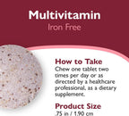 Celebrate Vitamins Multivitamínico Bariátrico Masticable Sin Hierro - 60 Comprimidos Sabor Uva
