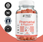 Health Dose Complejo Prenatal/Postnatal, Gominolas con Vitamina B6, B12, C, Zinc, 90 unidades