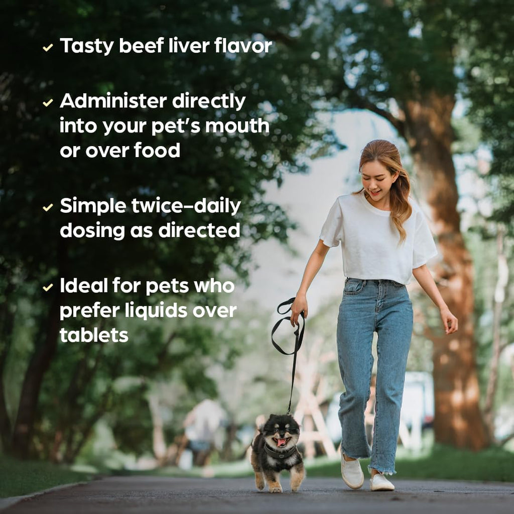 Pet-Tinic Suplemento Líquido de Vitaminas y Minerales para Perros y Gatos, Sabor a Hígado de Ternera, 118 ml