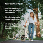 Pet-Tinic Suplemento Líquido de Vitaminas y Minerales para Perros y Gatos, Sabor a Hígado de Ternera, 118 ml