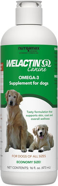 Nutramax Welactin Omega 3 Fish Oil for Dogs - 16 oz Líquido