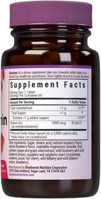 Bluebonnet EarthSweet Methylcobalamin 1000 mcg - 60 Comprimidos masticables sabor frambuesa