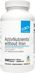 XYMOGEN ActivNutrients Iron-Free - Multivitamínico sin Hierro - 120 Comprimidos