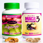 Curvy Pack – Aguaje + Maca 3 Cápsulas para Curvas Femeninas – Apoyo Hormonal Natural – 1 Mes de Suministro
