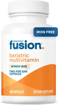 Bariatric Fusion Multivitamínico Bariátrico Sin Hierro – 60 Cápsulas (1 Mes)