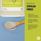 Banyan Botanicals Sitopaladi Powder - 85 g - Organic Ayurvedic Formula
