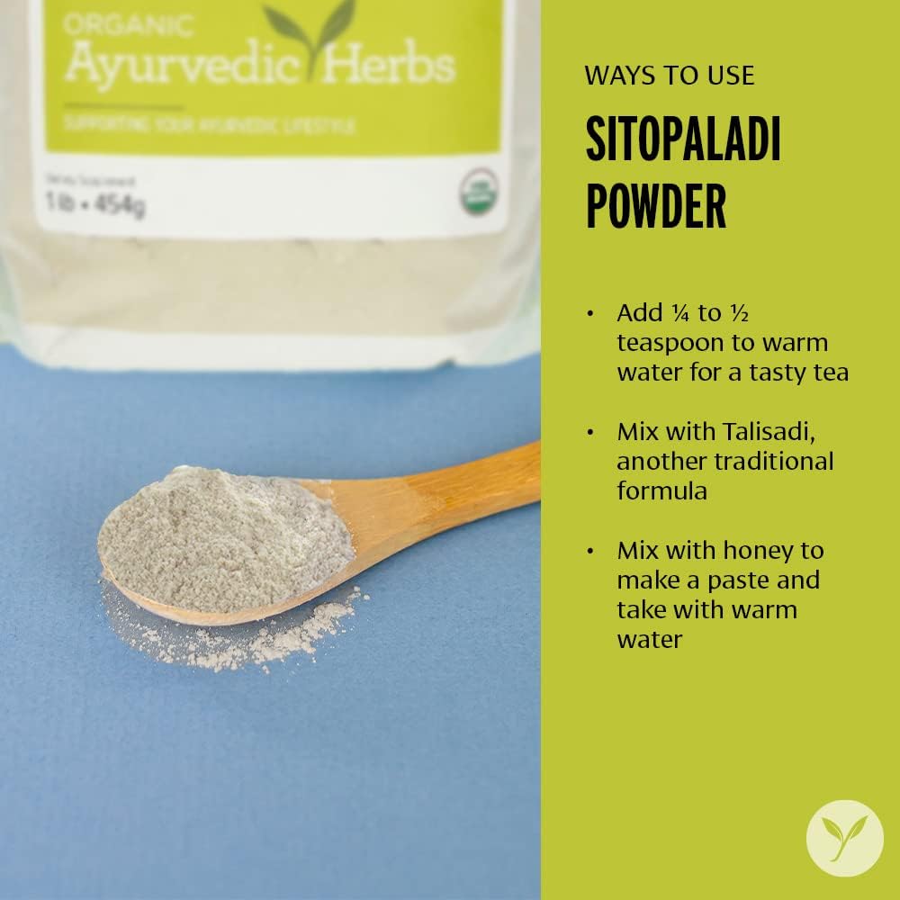 Banyan Botanicals Sitopaladi Powder - 85 g - Organic Ayurvedic Formula