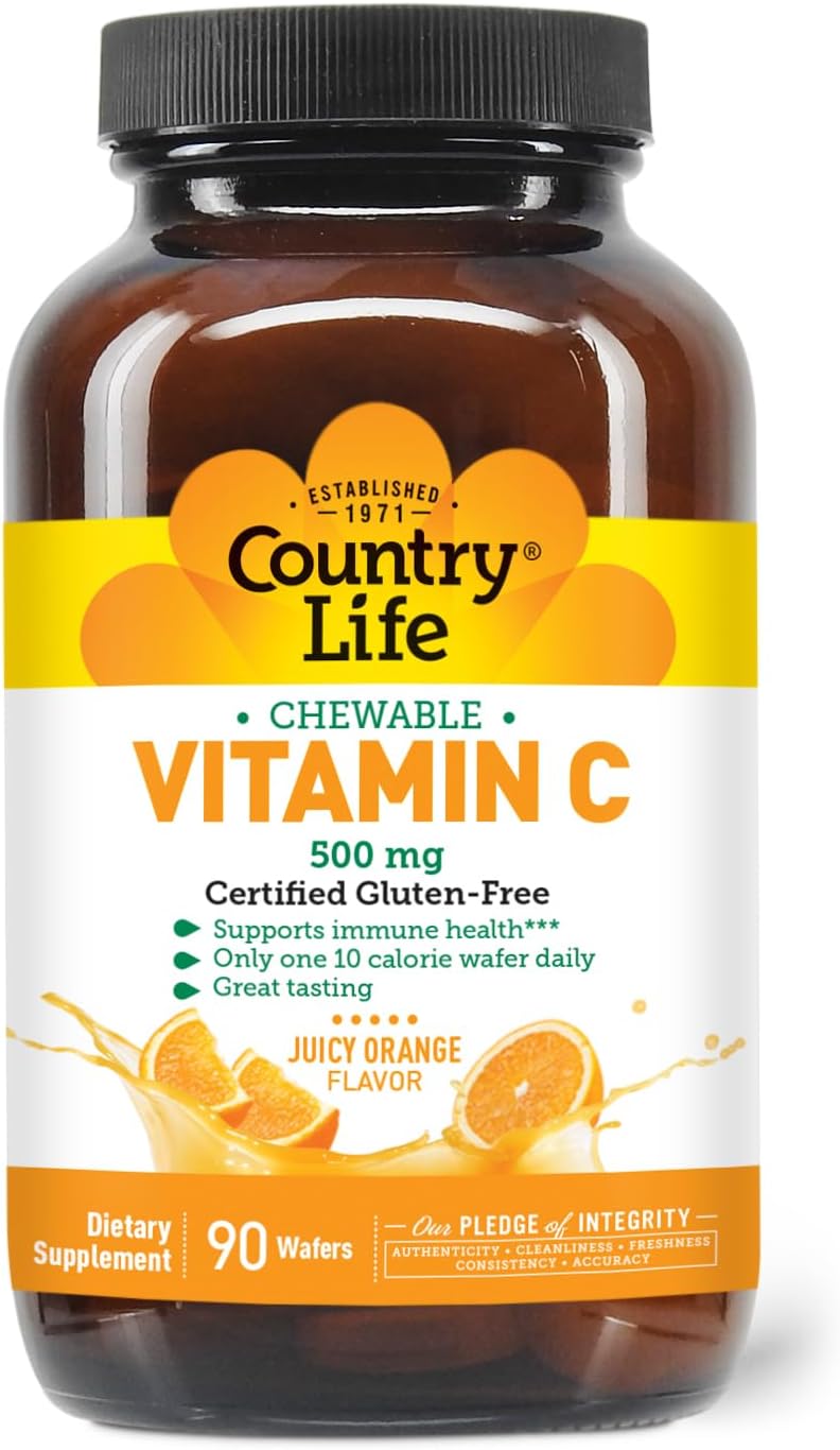 Vitamina C 500 mg con zumo de naranja - 90 comprimidos