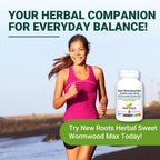 Extracto de Ajenjo Dulce (500 mg) con Vitamina C - 60 Cápsulas Veganas | NEW ROOTS HERBAL