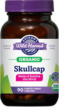 Oregon's Wild Harvest Escutelaria Orgánica (Skullcap) - 90 Cápsulas Veganas