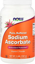 Ascorbato Sódico en Polvo - NOW Foods - 1,36 kg (3 lbs)
