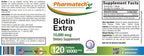 Biotina 10000 mcg, 120 Cápsulas Blandas - Vitamina B7