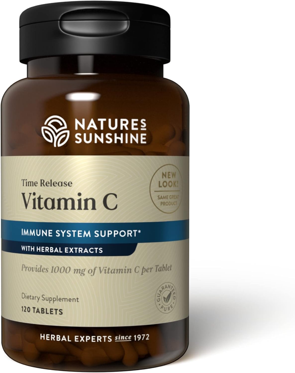 Nature's Sunshine Vitamina C Liberación Prolongada, 1000 mg, 120 Comprimidos