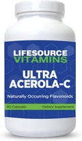 LifeSource Vitamins Ultra Acerola-C – 500 mg de Vitamina C por Cápsula, 90 Cápsulas