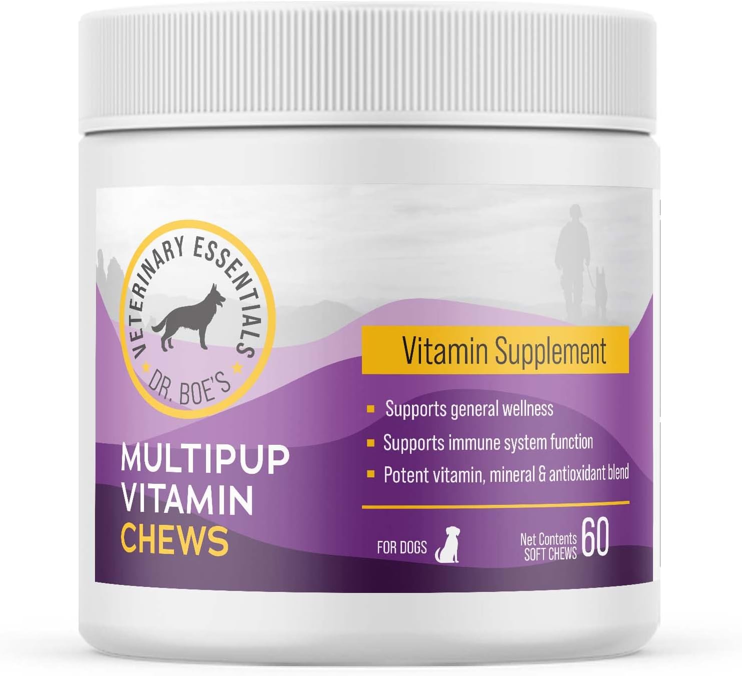 Dr. Boe's Veterinary Essentials MultiPup Vitamin Chews - Complemento multivitamínico para perros