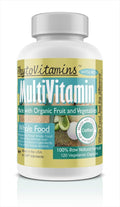 Nature's Brands Multivitamínico Orgánico de Alimentos Integrales con Hierro - 120 Cápsulas Vegetarianas