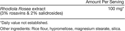 Momentous Rhodiola Rosea - Adaptógeno para Estrés, Fatiga y Rendimiento Cognitivo - 60 Cápsulas – Image 3
