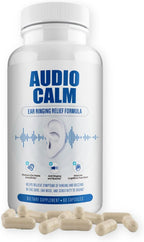 Audio Calm - Alivio para el Zumbido de Oídos - Suplemento para la Salud Auditiva - 60 Cápsulas