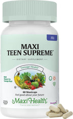 Teen Multivitamin Supreme - Multivitamínico para Chicos 12-17 con D3, Hierro, Calcio, Biotina y Enzimas Digestivas - 120 Comprimidos