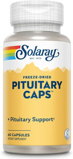 Solaray Pituitary Caps – Concentrado de Glándula Pituitaria Liofilizado, 196 mg, 60 Cápsulas