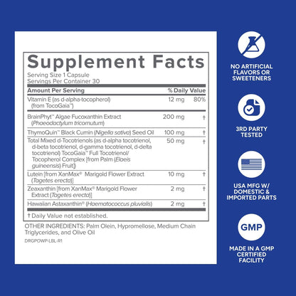 Gundry MD Power Phenols - Suplemento para la – Hawaiian Astaxanthin : Un potente antioxidante que puede atravesar – Image 5