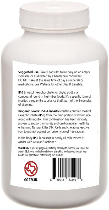 IP6 - Inositol Hexafosfato e Inositol - Apoyo Inmunológico Natural, Cápsulas Vegetales – Image 3