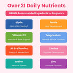 Mother's Promise Multivitamínico Prenatal y Postnatal Líquido Sin Azúcar con Folato, Colina y Frutas Orgánicas – Vegano