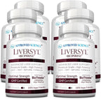 Approved Science Liversyl - Cardo Mariano, Alcachofa y Bioperine - Vegano - 360 Cápsulas (6 Meses)