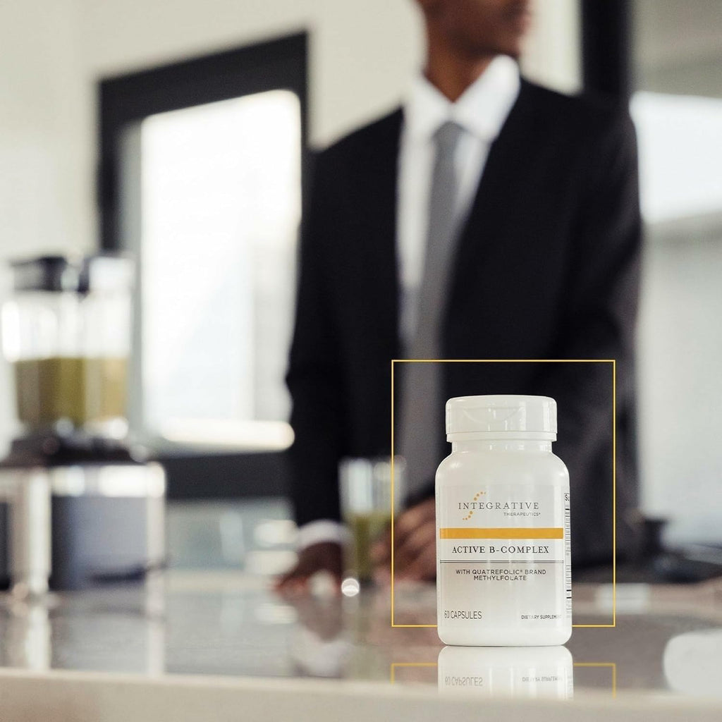 Integrative Therapeutics Active B-Complex - Apoyo Energético Celular y Salud Cardíaca con Vitaminas B2, B6 y B12 - 120 Cápsulas