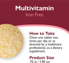 Celebrate Vitamins Multivitamínico Masticable para Cirugía Bariátrica, Sin Hierro - Naranja (60 Comprimidos)
