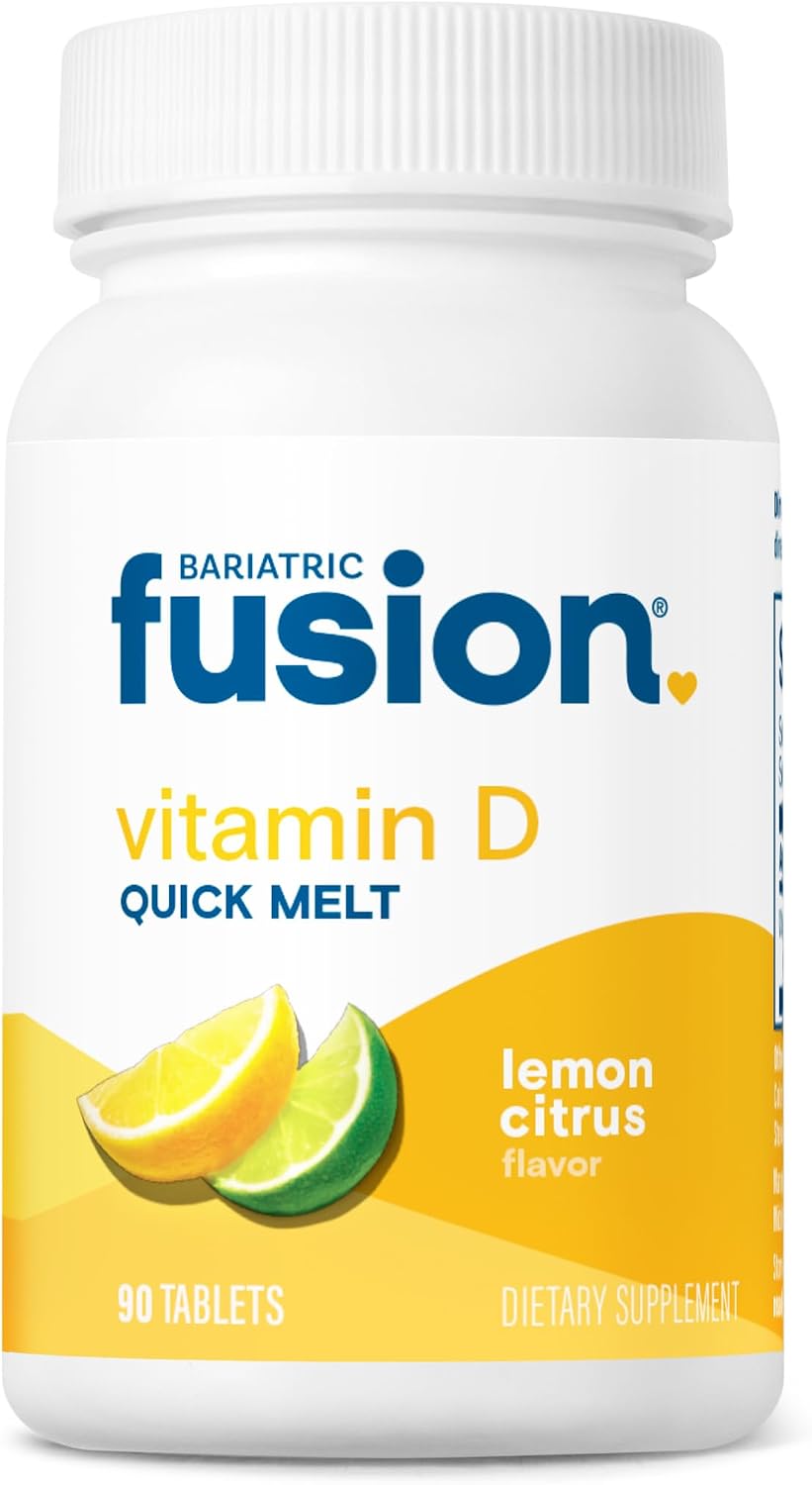 Bariatric Fusion Vitamina D3 5000 IU | Cápsulas Fáciles de Tragar | 90 Cápsulas | Apoyo Óseo y Calcio