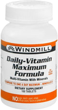 Windmill Maximum Formula Vitaminas Diarias - 100 Comprimidos