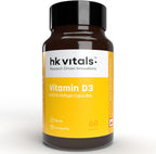 Vitamina D3 (600 IU) - 60 Cápsulas con Aceite de Girasol