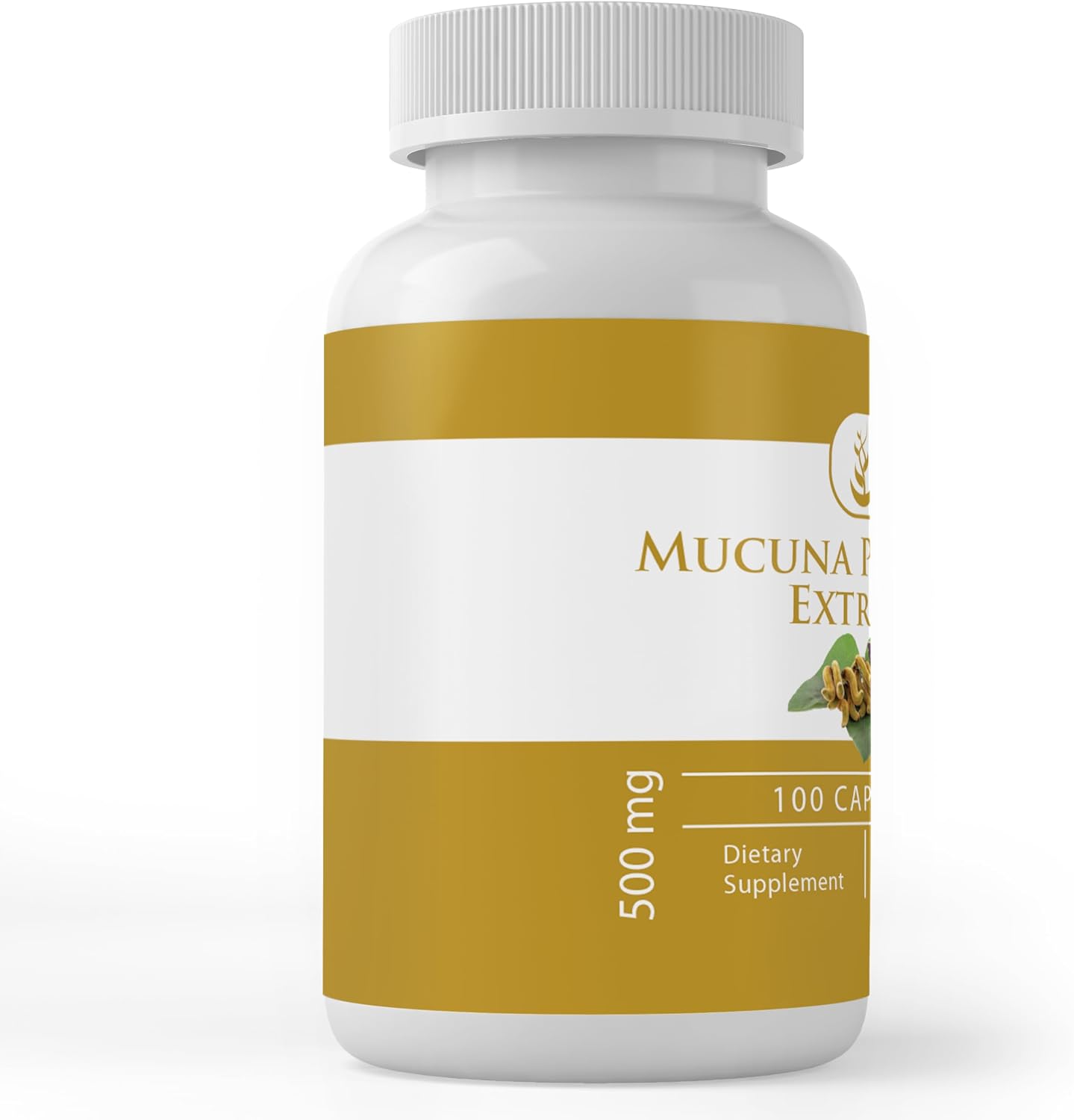 PURE ORIGINAL INGREDIENTS Mucuna Pruriens, 100 Cápsulas, Siempre Puro, Sin Aditivos ni Rellenos, Verificado en Laboratorio