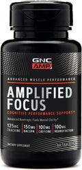 GNC AMP Amplified Focus, 60 Comprimidos